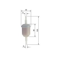 BOSCH 0 450 904 058 Kraftstofffilter