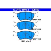 ATE 13.0460-5809.2 Bremsbelagsatz, Scheibenbremse