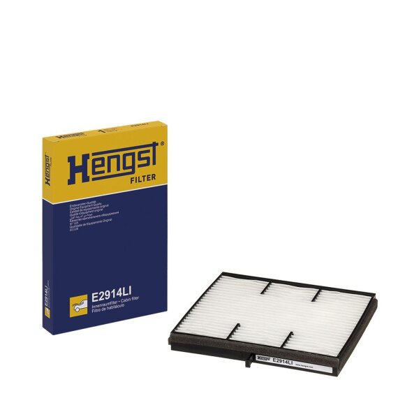 Innenraum-Pollenfilter Hengst Filter E2914LI 228x192x25mm - 1 Stück