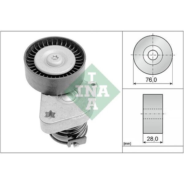 Schaeffler INA 534 0081 30 Riemenspanner, Keilrippenriemen
