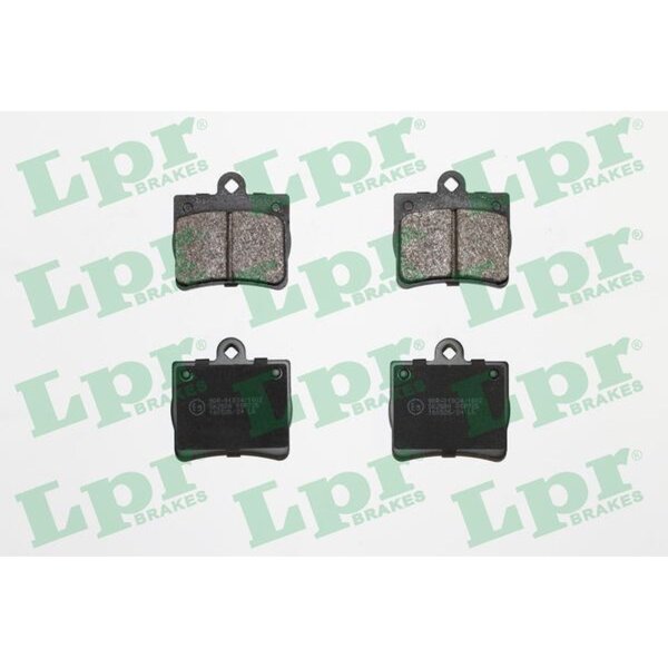 LPR 05P725 Bremsbelagsatz, Scheibenbremse