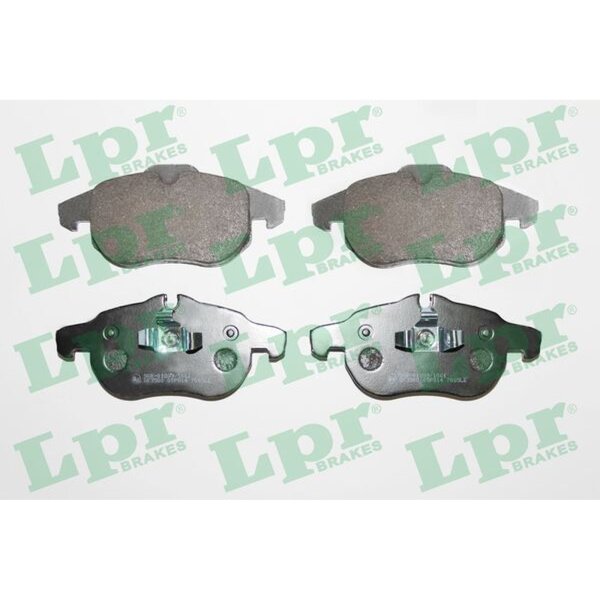 LPR 05P814 Bremsbelagsatz, Scheibenbremse