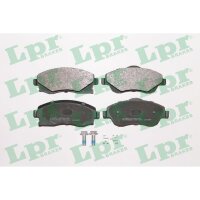 LPR 05P1004 Bremsbelagsatz, Scheibenbremse