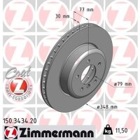 ZIMMERMANN 150.3434.20 Bremsscheibe