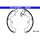 ATE 03.0137-0257.2 Bremsbackensatz