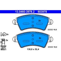 ATE 13.0460-3978.2 Bremsbelagsatz, Scheibenbremse