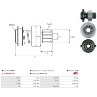 AS-PL SD0014 Freilaufgetriebe, Starter