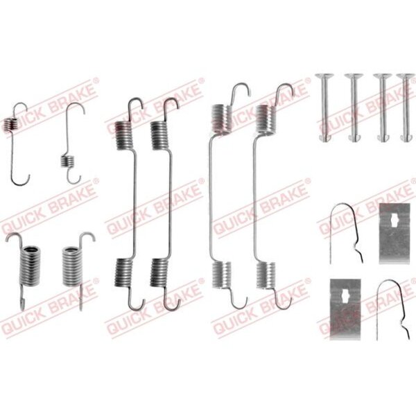 QUICK BRAKE 105-0722 Zubehörsatz, Bremsbacken