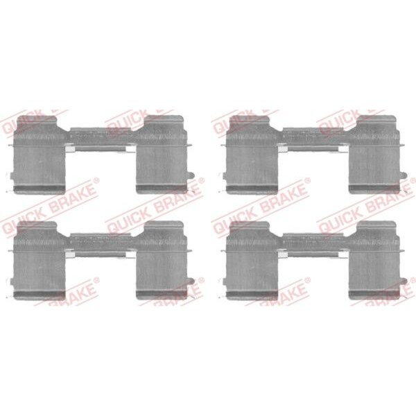 QUICK BRAKE 109-1726 Zubehörsatz, Scheibenbremsbelag