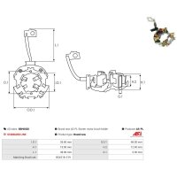 AS-PL SBH0020 Halter, Kohlebürsten