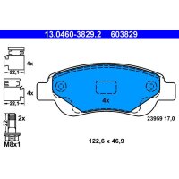 ATE 13.0460-3829.2 Bremsbelagsatz, Scheibenbremse