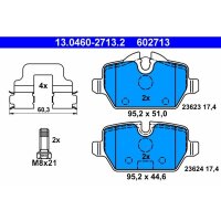 ATE 13.0460-2713.2 Bremsbelagsatz, Scheibenbremse