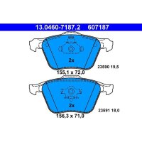 ATE 13.0460-7187.2 Bremsbelagsatz, Scheibenbremse