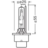 ams-OSRAM 66450 Glühlampe, Fernscheinwerfer