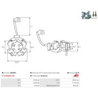 AS-PL SBH0001 Halter, Kohlebürsten