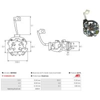 AS-PL SBH9002 Halter, Kohlebürsten