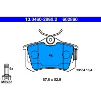 ATE 13.0460-2860.2 Bremsbelagsatz, Scheibenbremse