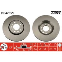 TRW DF4265S Bremsscheibe
