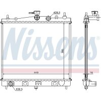 NISSENS 62902A Kühler, Motorkühlung
