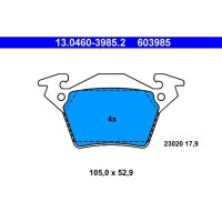 ATE 13.0460-3985.2 Bremsbelagsatz, Scheibenbremse