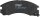 TRW GDB1126 Bremsbelagsatz, Scheibenbremse