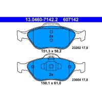 ATE 13.0460-7142.2 Bremsbelagsatz, Scheibenbremse