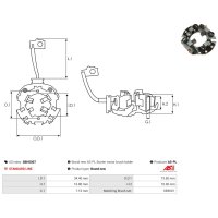 AS-PL SBH5007 Halter, Kohlebürsten