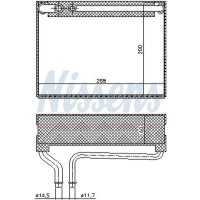 NISSENS 92186 Verdampfer, Klimaanlage