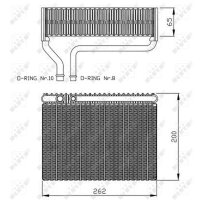 NRF 36099 Verdampfer, Klimaanlage