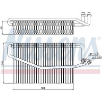 NISSENS 92173 Verdampfer, Klimaanlage