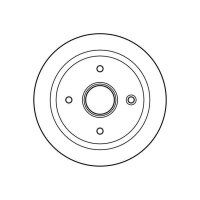 TRW DB4301 Bremstrommel