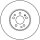 TRW DF2595S Bremsscheibe