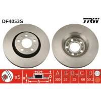 TRW DF4053S Bremsscheibe
