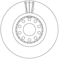 TRW DF4125S Bremsscheibe