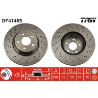 TRW DF4148S Bremsscheibe