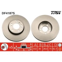 TRW DF4187S Bremsscheibe
