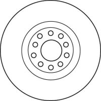 TRW DF4209S Bremsscheibe