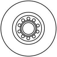 TRW DF4262S Bremsscheibe