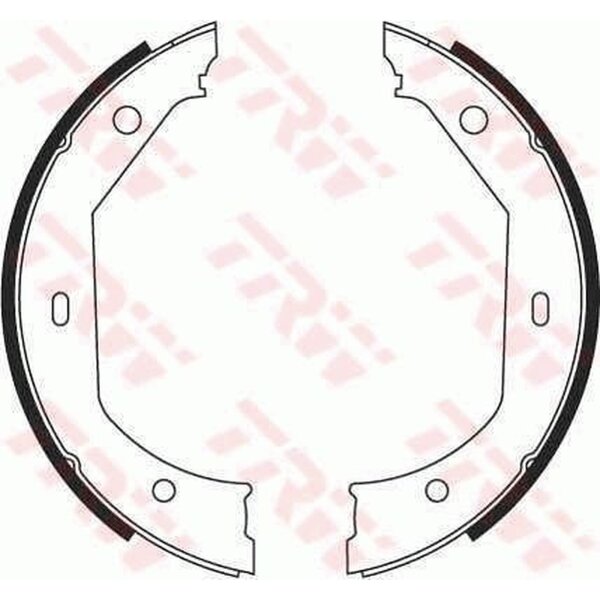 TRW GS8656 Bremsbackensatz, Feststellbremse