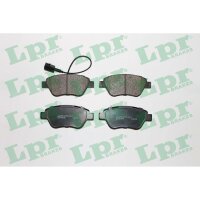 LPR 05P1225 Bremsbelagsatz, Scheibenbremse