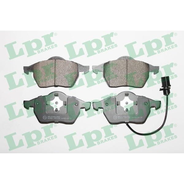 LPR 05P1238 Bremsbelagsatz, Scheibenbremse