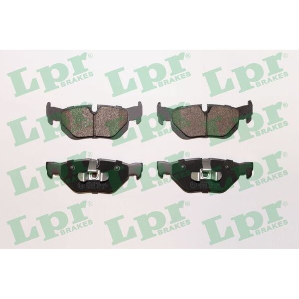 LPR 05P1252 Bremsbelagsatz, Scheibenbremse