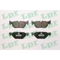 LPR 05P1252 Bremsbelagsatz, Scheibenbremse