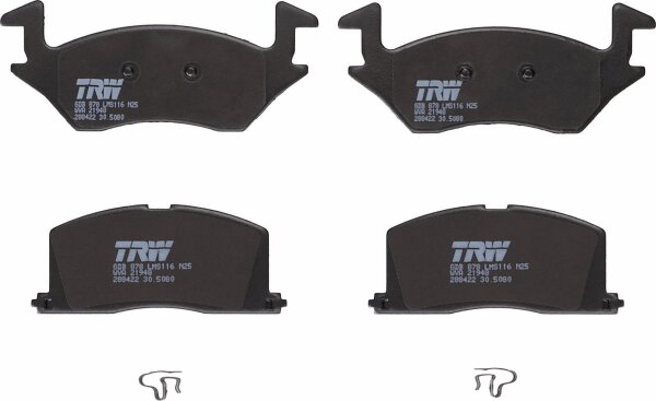 TRW GDB878 Bremsbelagsatz, Scheibenbremse