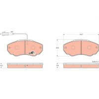 TRW GDB1517 Bremsbelagsatz, Scheibenbremse