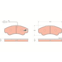 TRW GDB1518 Bremsbelagsatz, Scheibenbremse