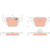 TRW GDB1530 Bremsbelagsatz, Scheibenbremse