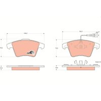 TRW GDB1555 Bremsbelagsatz, Scheibenbremse