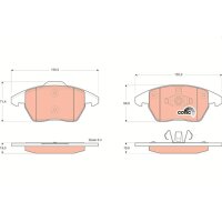 TRW GDB1605 Bremsbelagsatz, Scheibenbremse