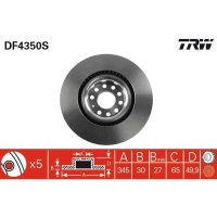 TRW DF4350S Bremsscheibe